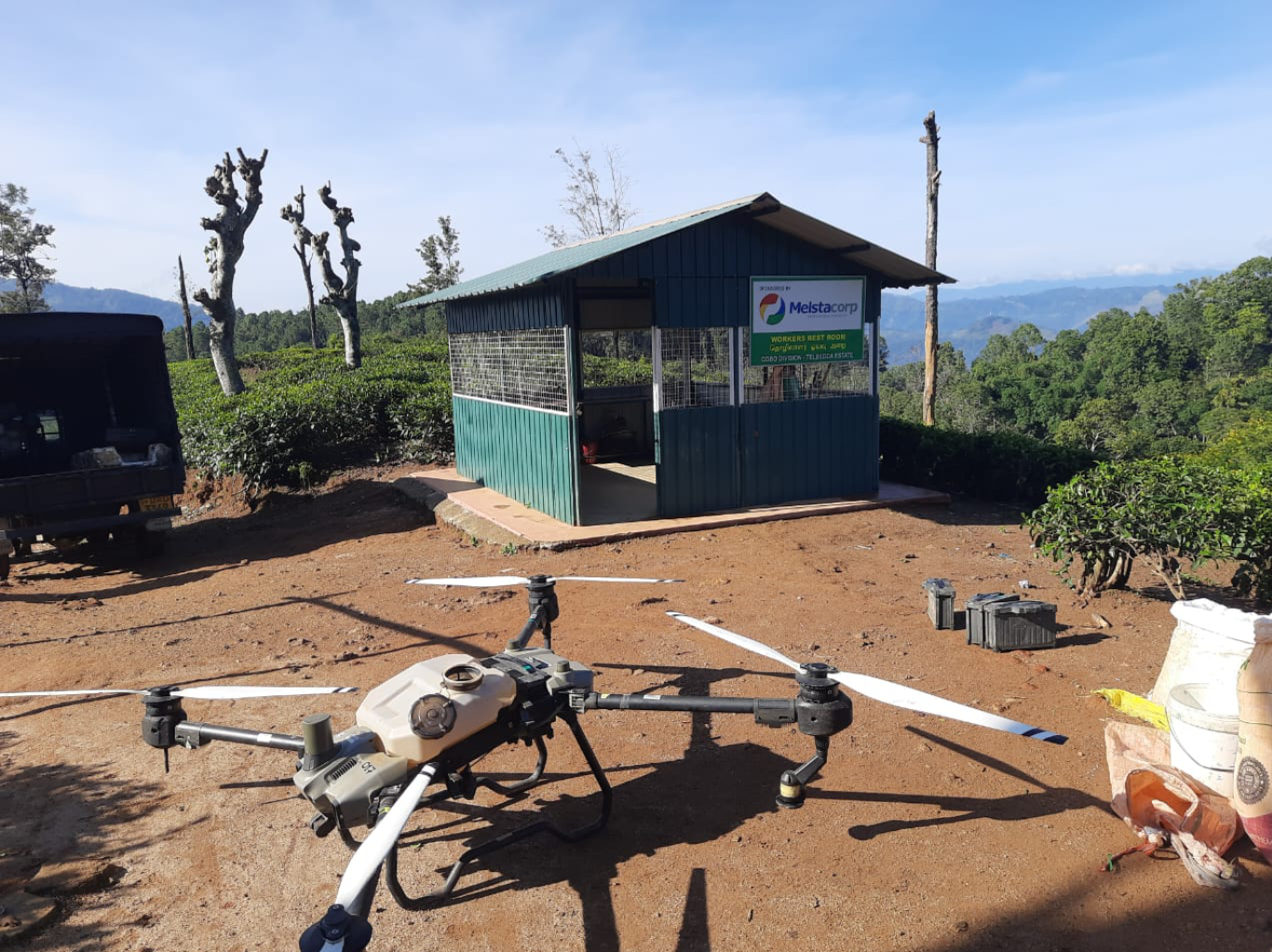 Driving Plantation Excellence with Advanced Drone Spraying Technology